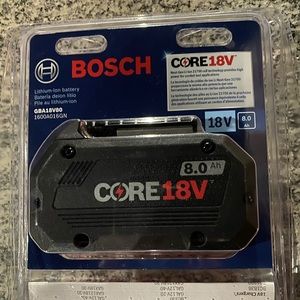 Bosch Core 8AH 18V battery